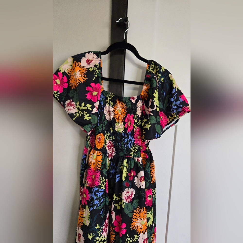 Floral Off-Shoulder Dress